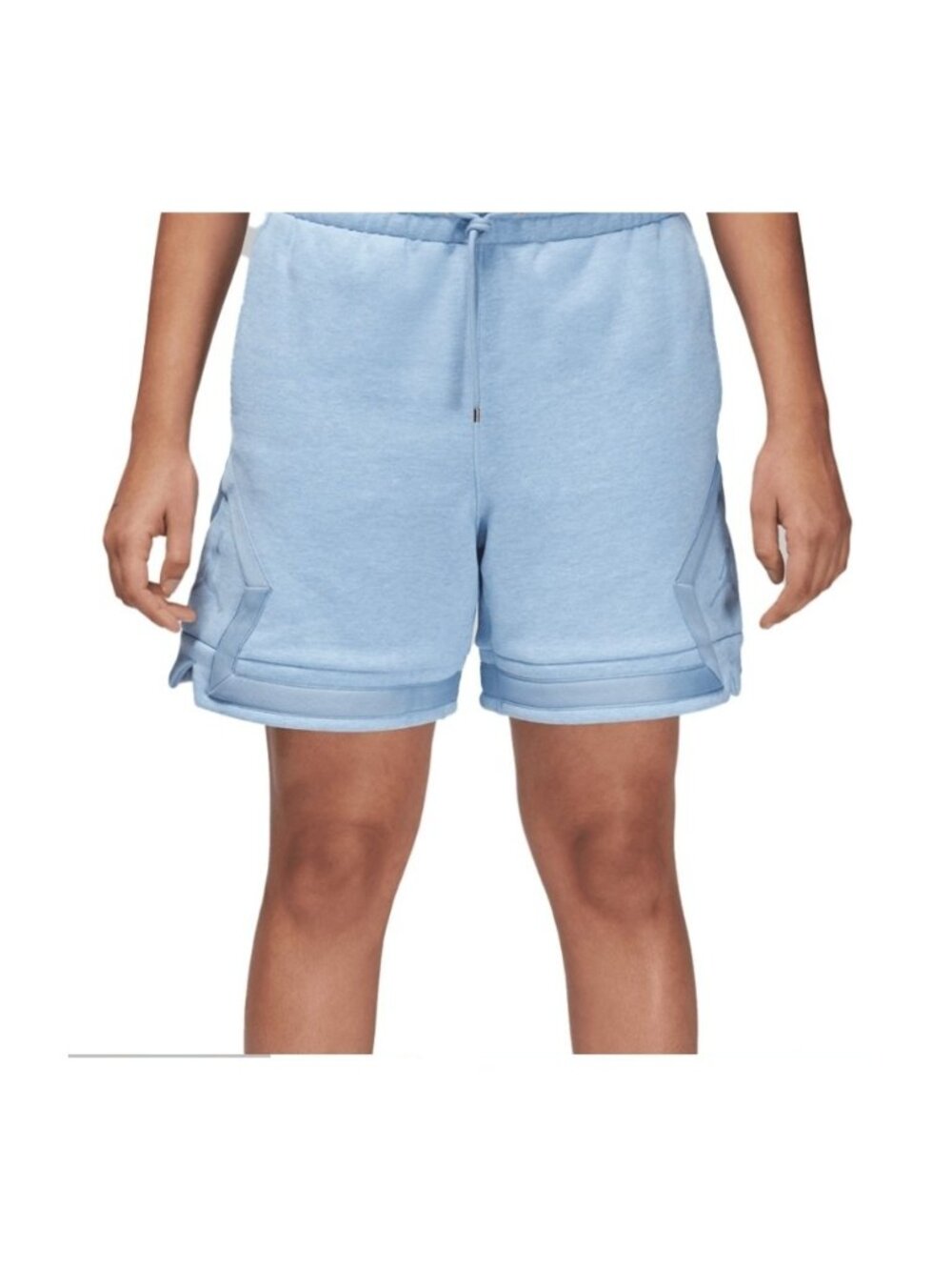 Air Jordan Flight Diamond Blue Grey Fleece Loose-Fit Shorts FN5418-436 Wmns M - Picture 3 of 7